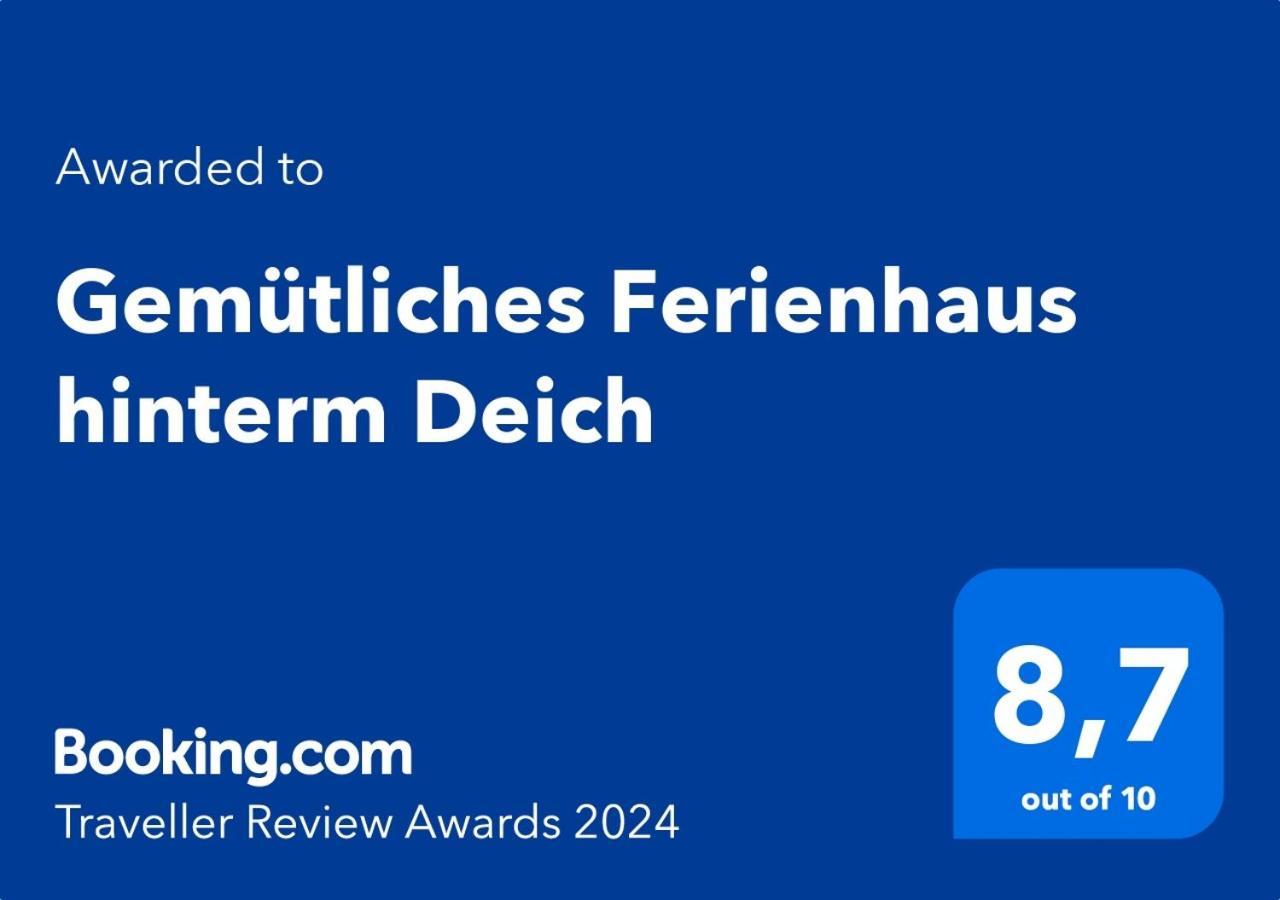 Gemuetliches Ferienhaus Hinterm Deich Nordstrand Eksteriør bilde